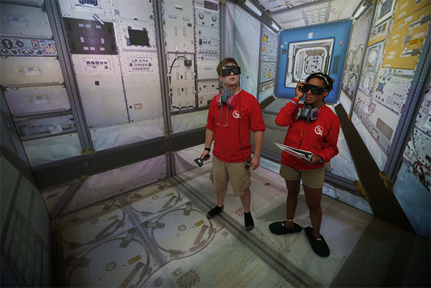 virtual reality simulation of ISS